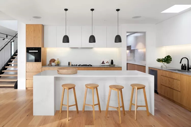 A picture of a modern kitchen